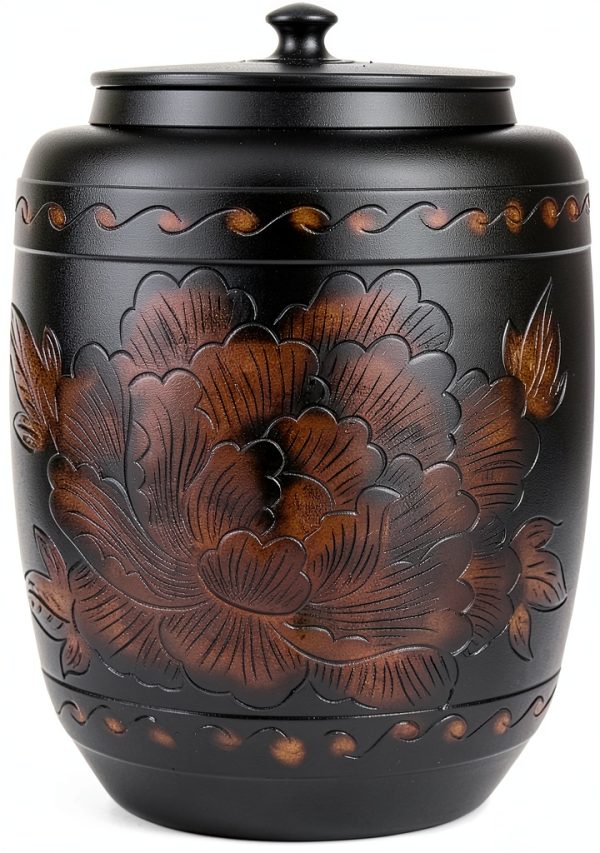 Rice Container Airtight Round Kitchen Storage Cylinder-0