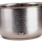Amosfun Rice Cooker Inner Pot Stainless Steel Replacement-0