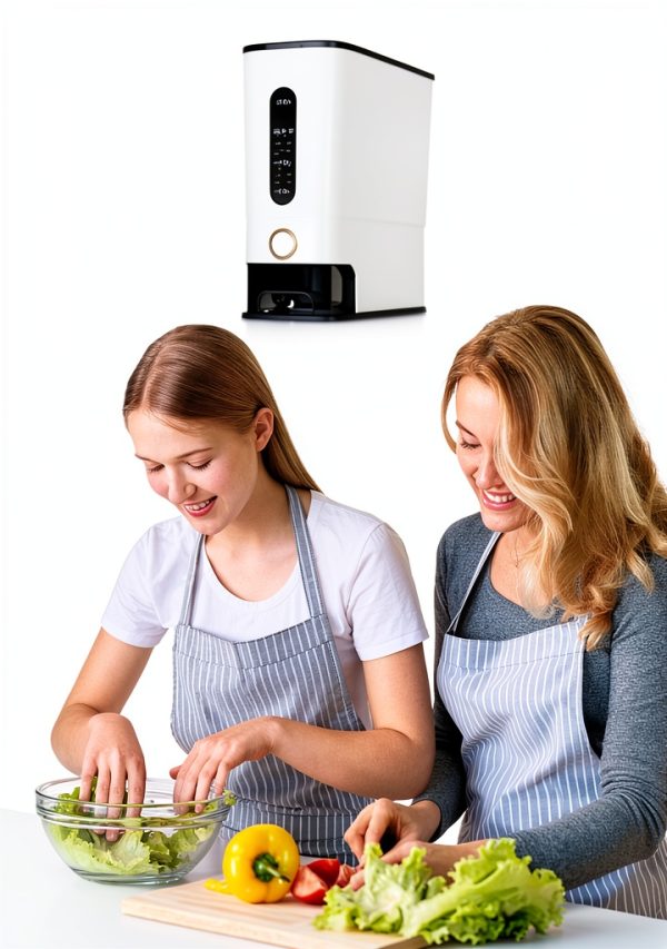 Lenwi Rice Dispenser BPA Free Large Capacity Durable-6