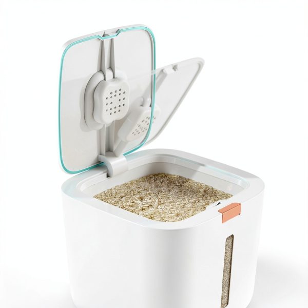 Wnnideo Airtight Rice Container Sturdy BPA-Free Kitchen-4