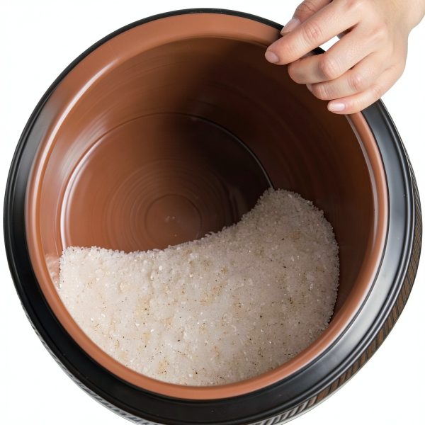 Rice Container Airtight Round Kitchen Storage Cylinder-1
