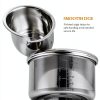 Amosfun Rice Cooker Inner Pot Stainless Steel Replacement-8