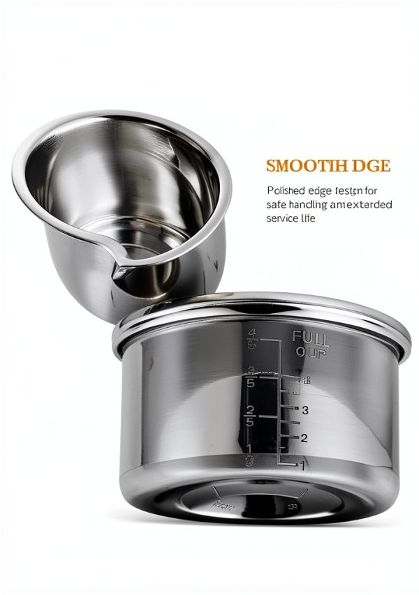 Amosfun Rice Cooker Inner Pot Stainless Steel Replacement-8