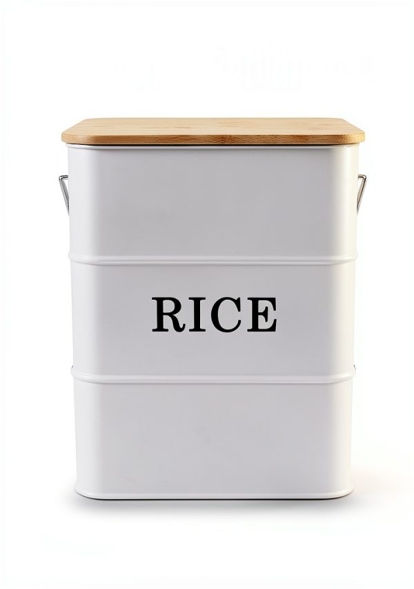 Gdfjiy Rice Storage Container Steel Airtight-1