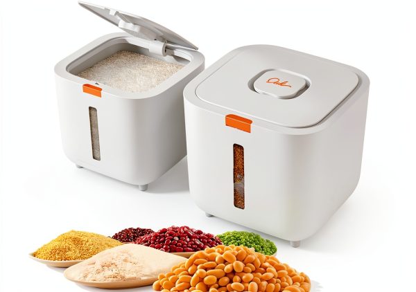 Wnnideo Airtight Rice Container Sturdy BPA-Free Kitchen-0