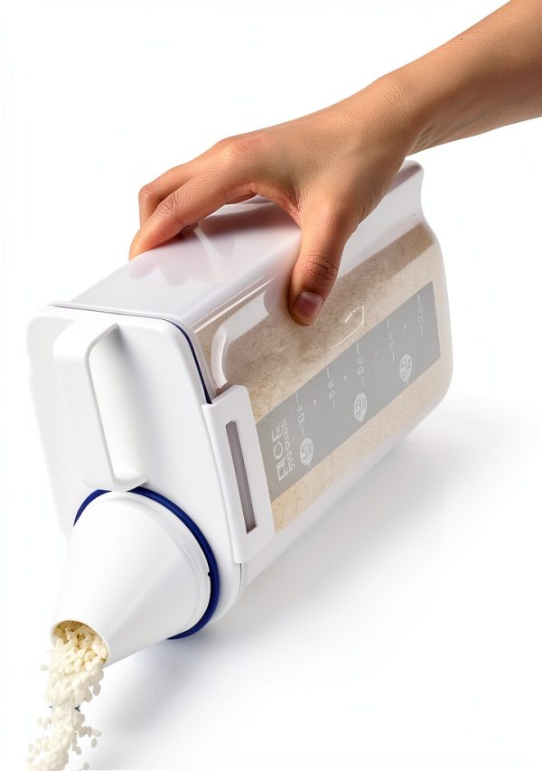 Asvel Rice Container BPA Free Lightweight Twist Lock-1