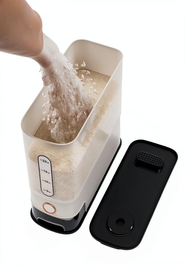 Lenwi Rice Dispenser BPA Free Large Capacity Durable-1