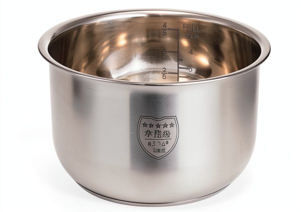 Amosfun Rice Cooker Inner Pot Stainless Steel Replacement-6