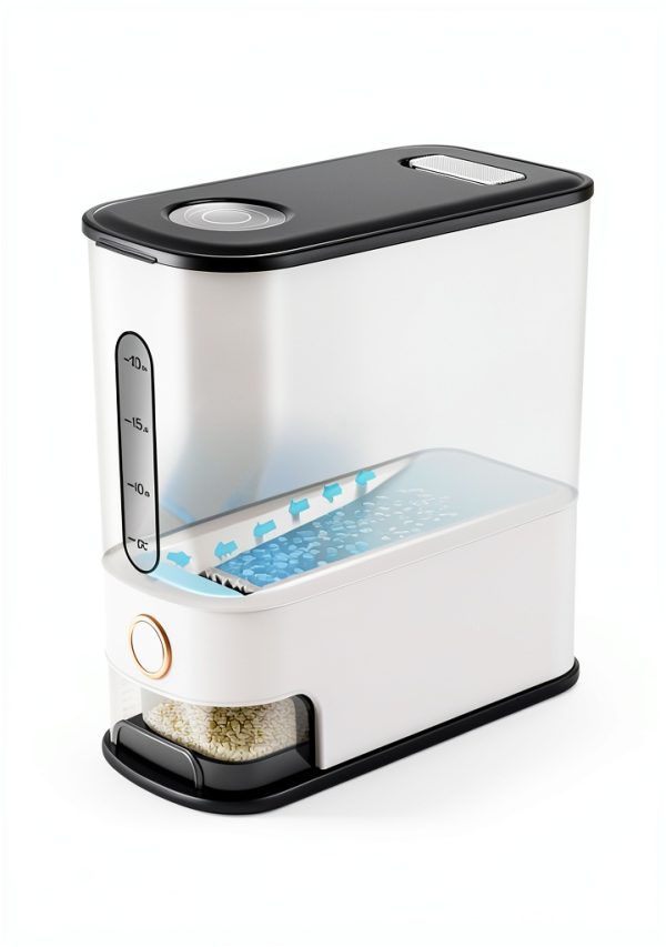 Lenwi Rice Dispenser BPA Free Large Capacity Durable-3