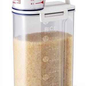 Asvel Rice Container BPA Free Lightweight Twist Lock-0