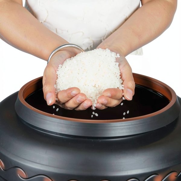 Rice Container Airtight Round Kitchen Storage Cylinder-2