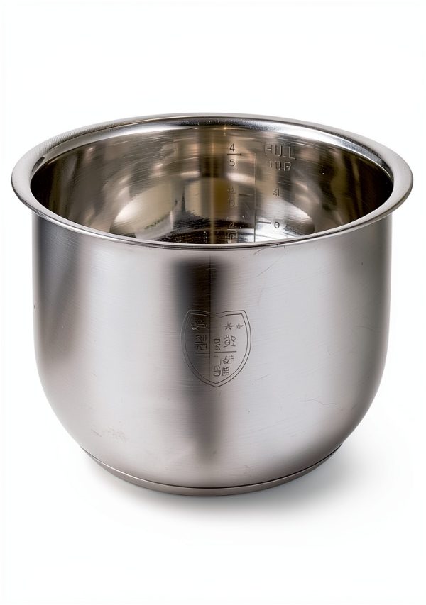 Amosfun Rice Cooker Inner Pot Stainless Steel Replacement-4