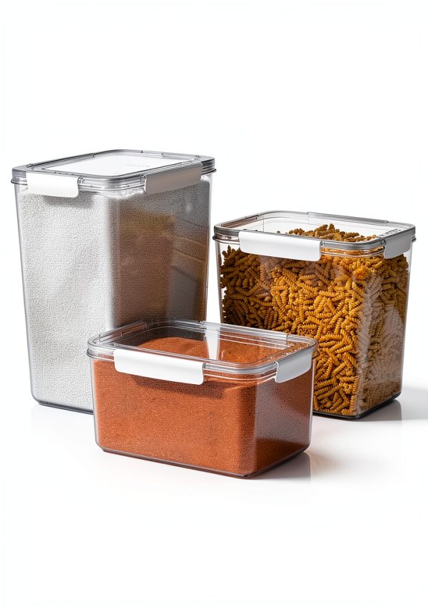 KEMETHY Food Storage Containers Airtight BPA-Free Stackable-5