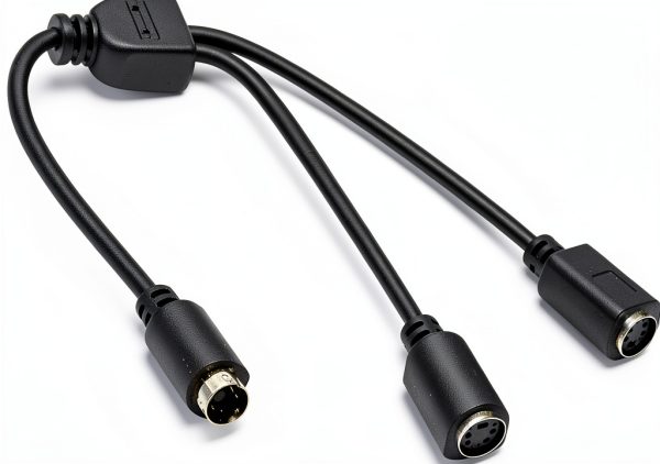 S-Video Cables Black PVC plastic 28CM/11inch-4