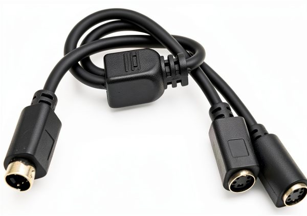 S-Video Cables Black PVC plastic 28CM/11inch-5