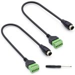 Mini DIN 8 Pin to 5 Pin Adapter by DIN PVC Copper-0