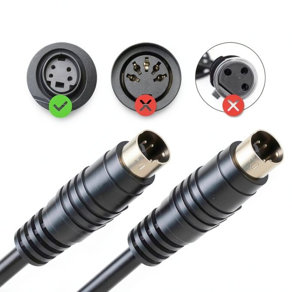S-Video Cable Pavo Gold-Plated 4‑Pin Connector-3