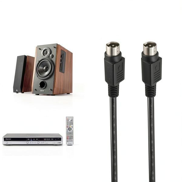 4-pin Audio Extension Cable Black PVC 1M iK iLoud-5