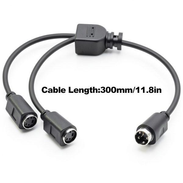 S-Video Cable YR-250070DL1 Mini Din 4 Pin Splitter for HDTV-6