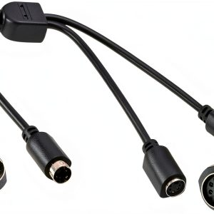 S-Video Cables Black PVC plastic 28CM/11inch-0