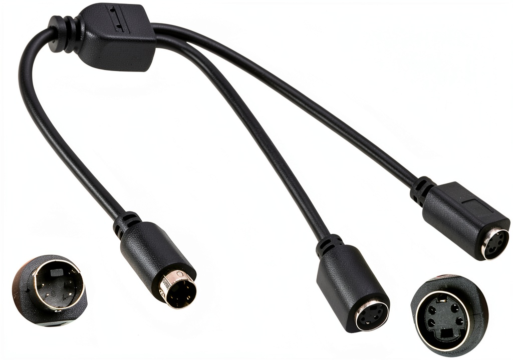 S-Video cable with PVC plastic material