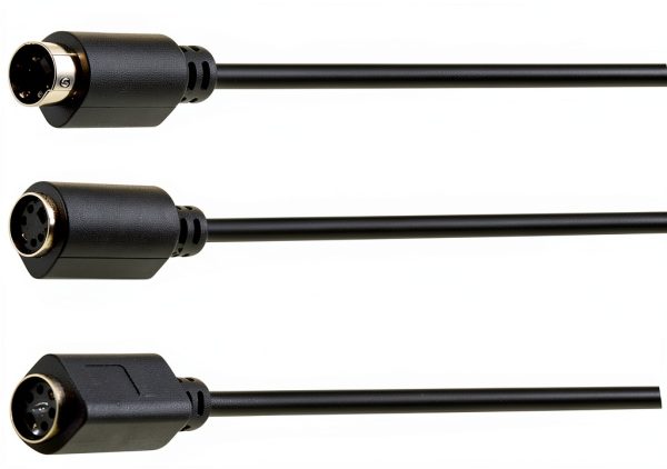 S-Video Cables Black PVC plastic 28CM/11inch-2