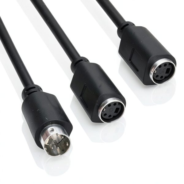 S-Video Cable YR-250070DL1 Mini Din 4 Pin Splitter for HDTV-1