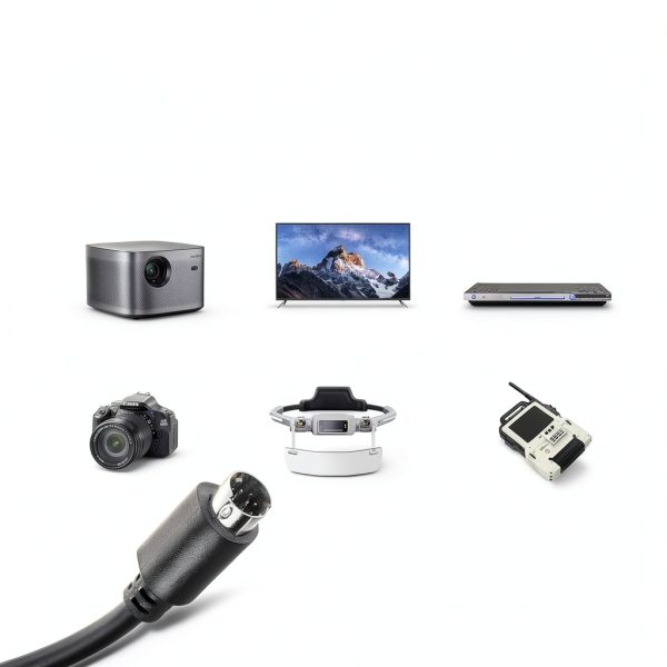 Lemeng S-Video Mini DIN Y Splitter 1.6ft Cable-3