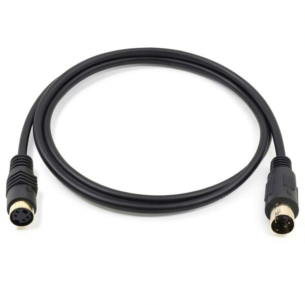 S-Video Cable Mini DIN Poy POY-000788 Gold 1m-6