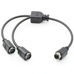 S-Video Cable YR-250070DL1 Mini Din 4 Pin Splitter for HDTV-0