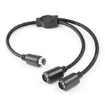 Lemeng S-Video Mini DIN Y Splitter 1.6ft Cable-0