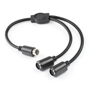 Lemeng S-Video Mini DIN Y Splitter 1.6ft Cable-0