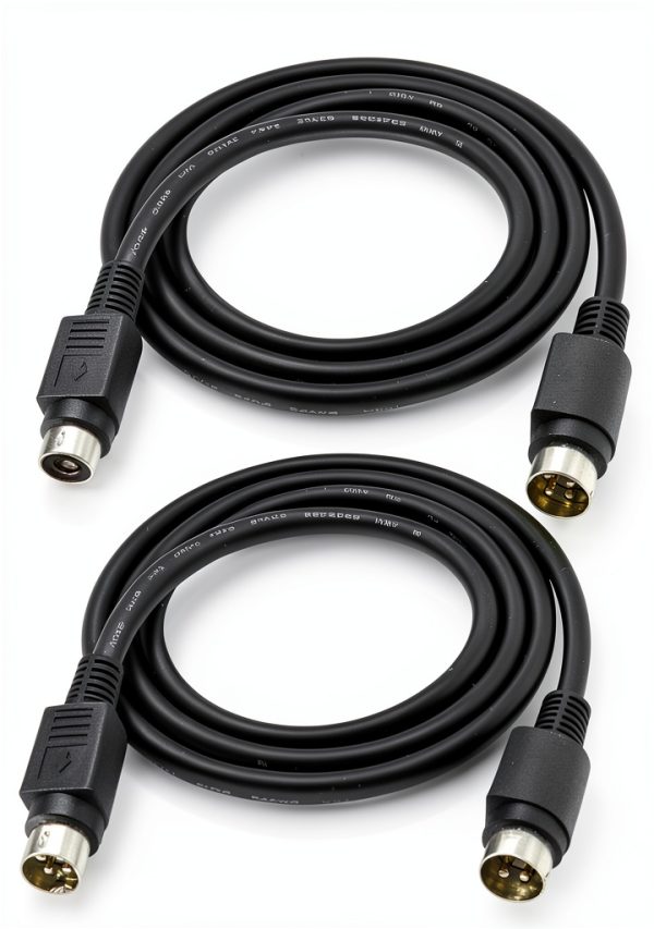 4-pin Audio Extension Cable Black PVC 1M iK iLoud-0