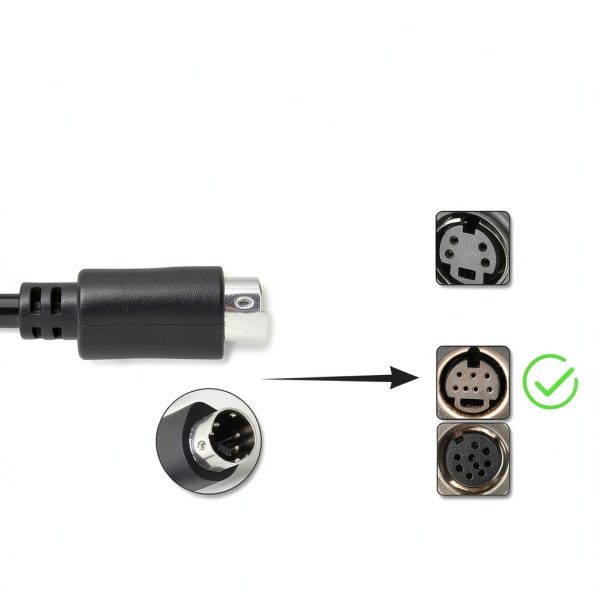 S-Video Cable YR-250070DL1 Mini Din 4 Pin Splitter for HDTV-8