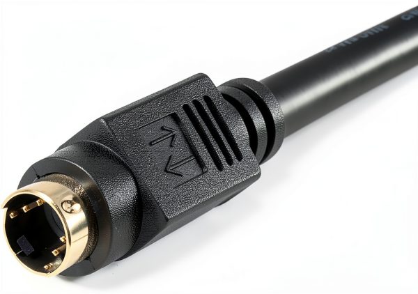 S-Video Cable Monoprice Gold 12ft Magnetic Male-1