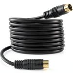 BERANMEY 4 Pin Mini DIN S-Video Cable Gold Plated Male to-0