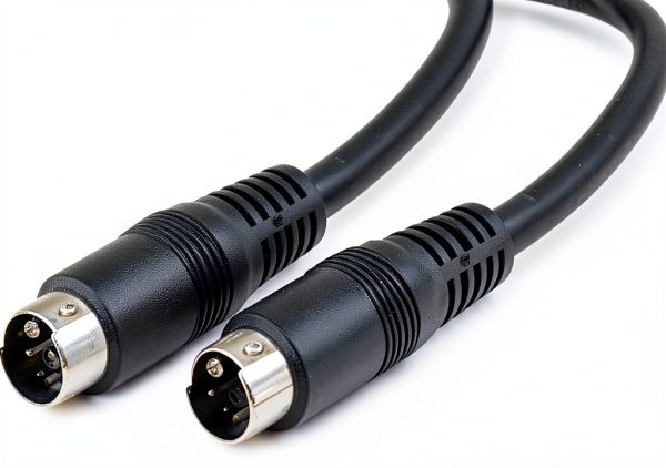 S-Video Cable C2G Black 12ft Braided Home Theater-0