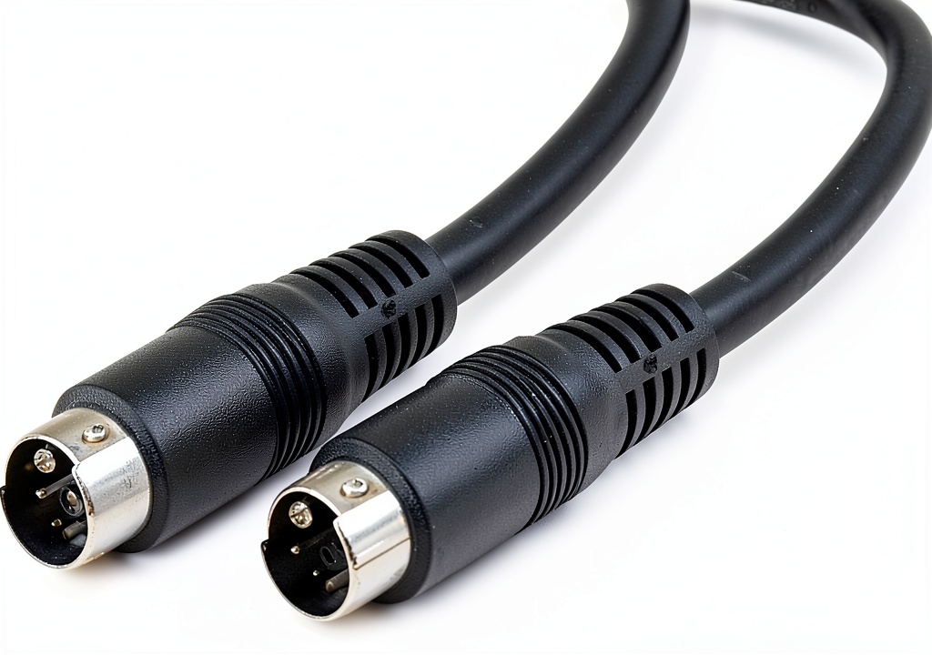 C2G S-Video cable connecting DVD player to TV