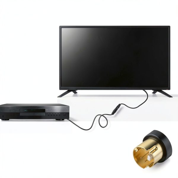 NR S-Video Cable 1m Gold Mini Din for Camcorders-2