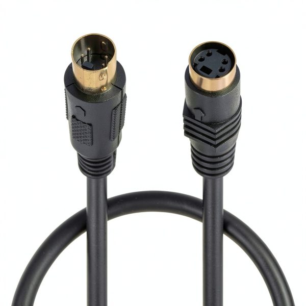 S-Video Cable Mini DIN Poy POY-000788 Gold 1m-0