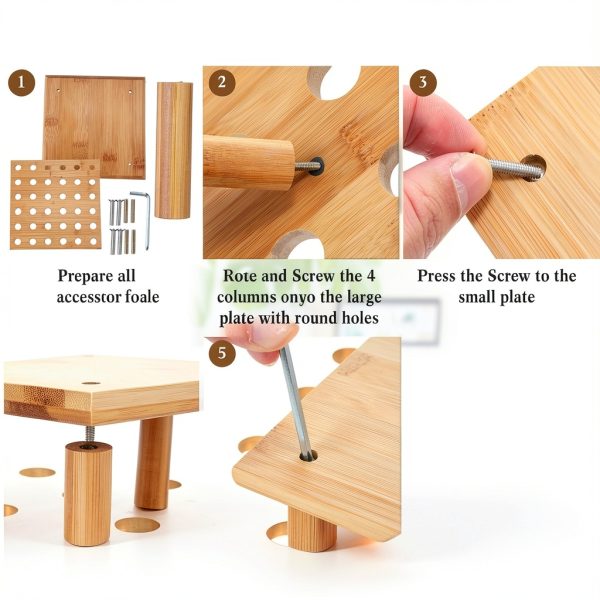 Disposable Wooden Food Cones Rtteri 150pc Set with Bamboo Stick Holder-3