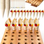 Disposable Wooden Food Cones Rtteri 150pc Set with Bamboo Stick Holder-0